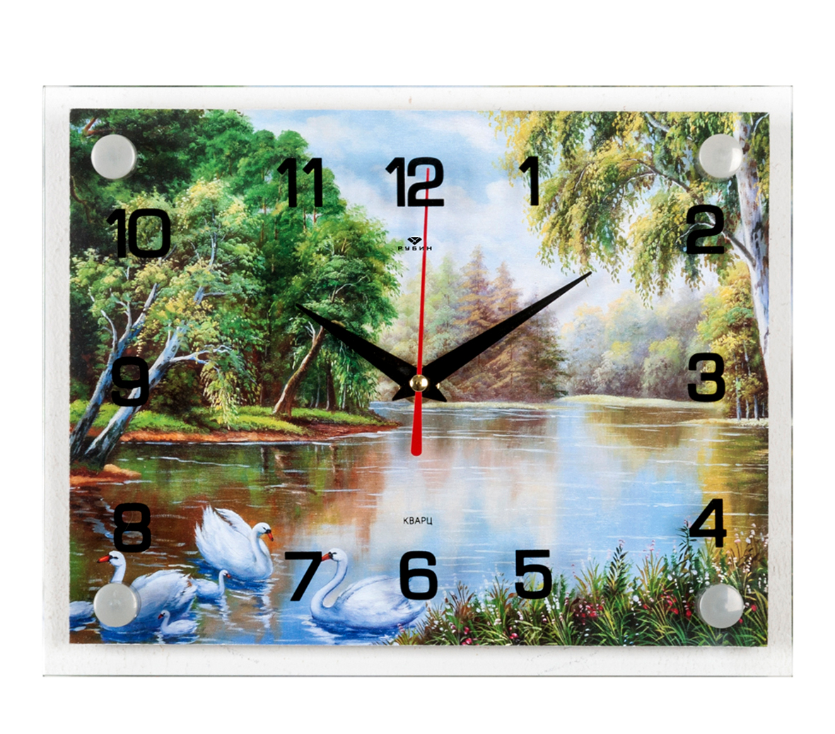 Настенные часы 21 век. Часы настенные 21 век лебеди в пруду. Часы с лебедями настенные. Часы 21 век настенные прямоугольные.