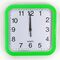 673 Настенные часы La Minor Зелёные