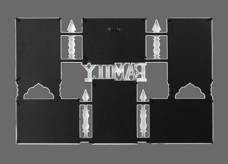 XF-28 W  (24) Мультирамка Арт НН БЕЛАЯ SALE